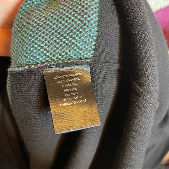 Tibi Geometric Pattern Long Sleeve Knit Sweater Dress Size XS - Picture 5 of 6